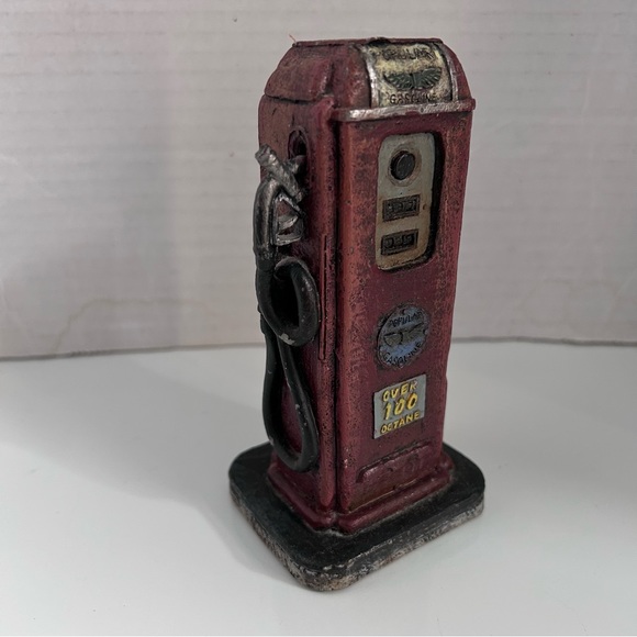 Antique-Style Gas Pump (Red) Resin Piece, by Popular Imports, Inc. - Picture 6 of 9